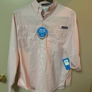 NWT Columbia PFG fishing shirt LS Super Tamiami